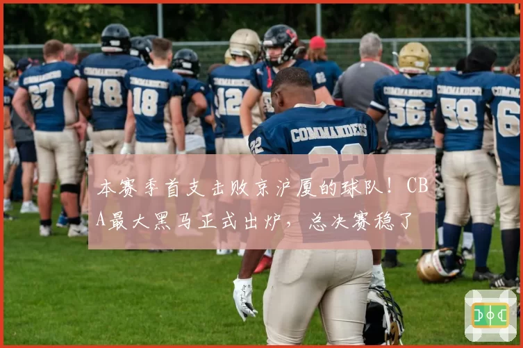 本赛季首支击败京沪厦的球队!CBA最大黑马正式出炉,总决赛稳了