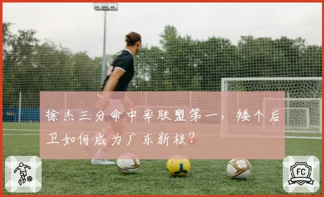 徐杰三分命中率联盟第一，矮个后卫如何成为广东新核？